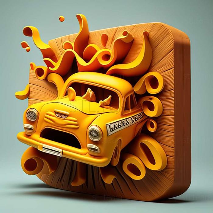 3D model Crazy Taxi game (STL)